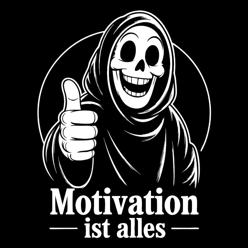 Grim Reaper lustig Motivation ist alles