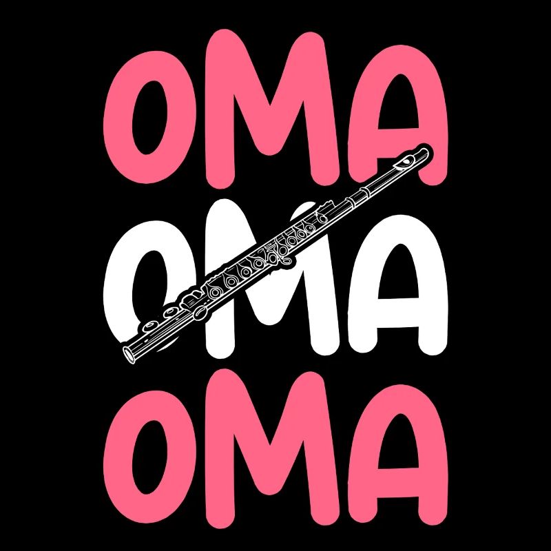 Flötist Oma Querflöte