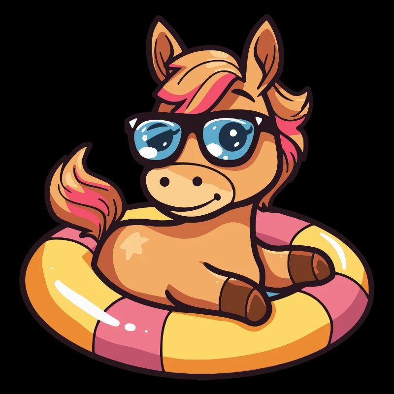 Cheval Bande Dessinée Cool