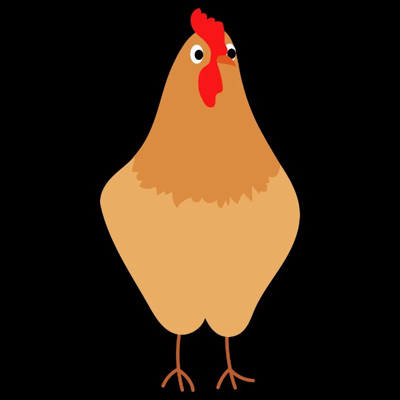 Cute Scary Chicken - Gift Idea