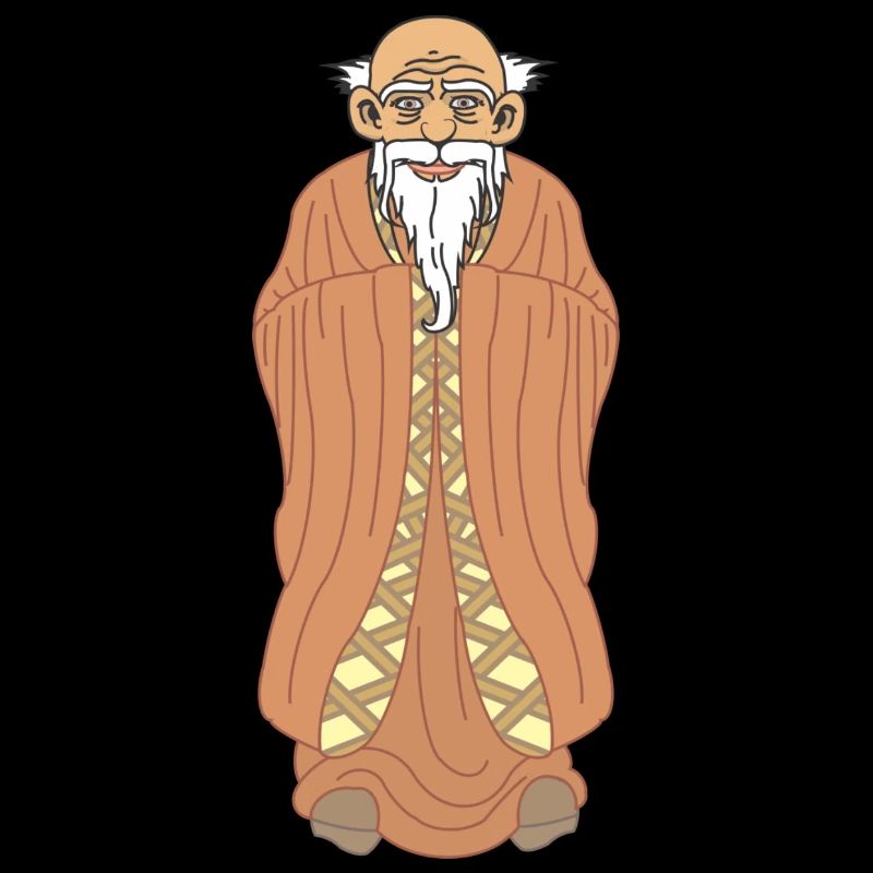 Zen Master – Wise Man with Beard