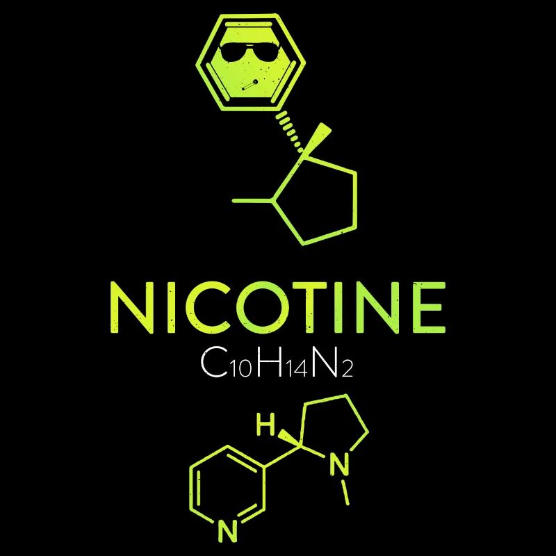 Nikotin Molekül - Chemie Element