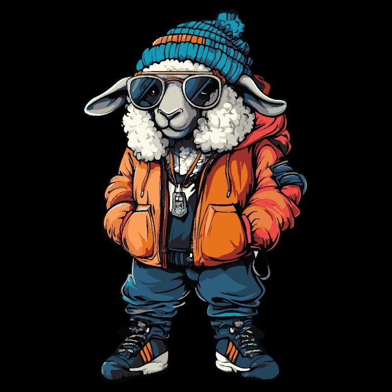 Sheep Funny Winter