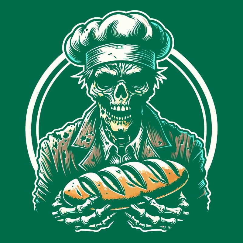 Cuisson Dead Zombie Baker Boulanger effrayant