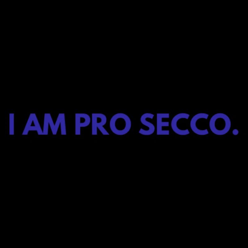 JE SUIS PRO SECCO. Prosecco Lover, cool NOUVEAU Design!!!