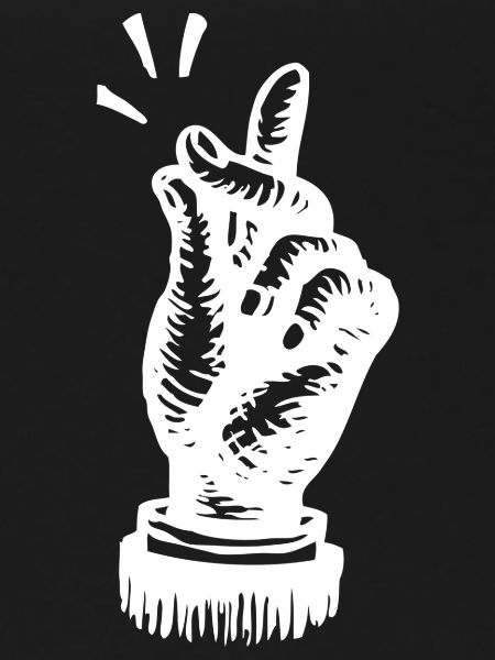 Flick hand gesture clap