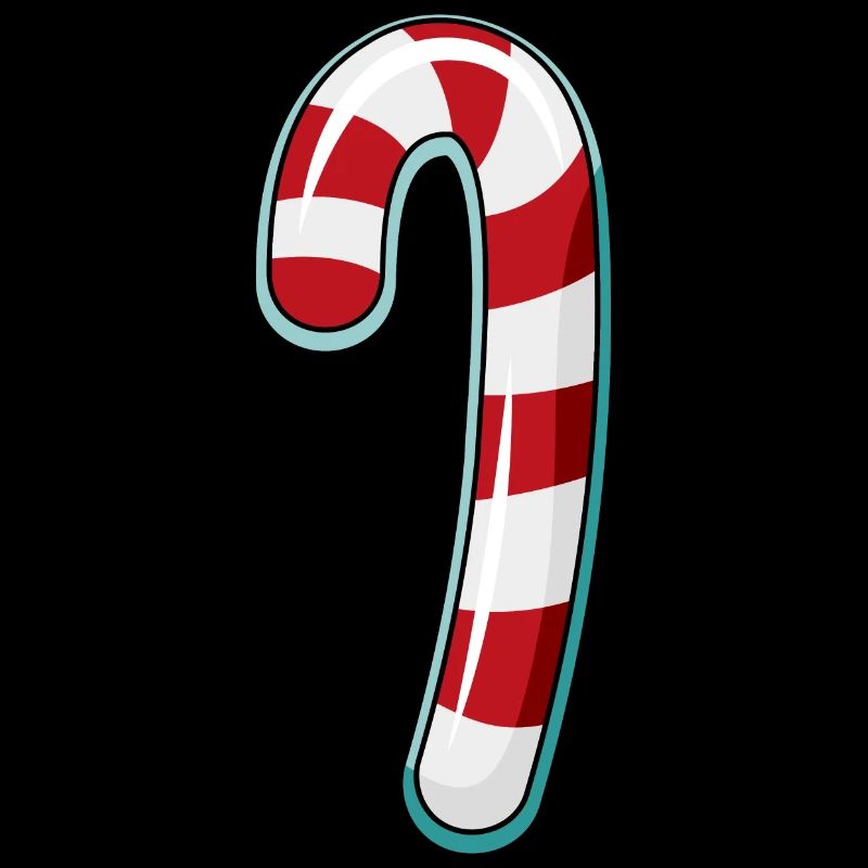 Candy Cane Striped Design