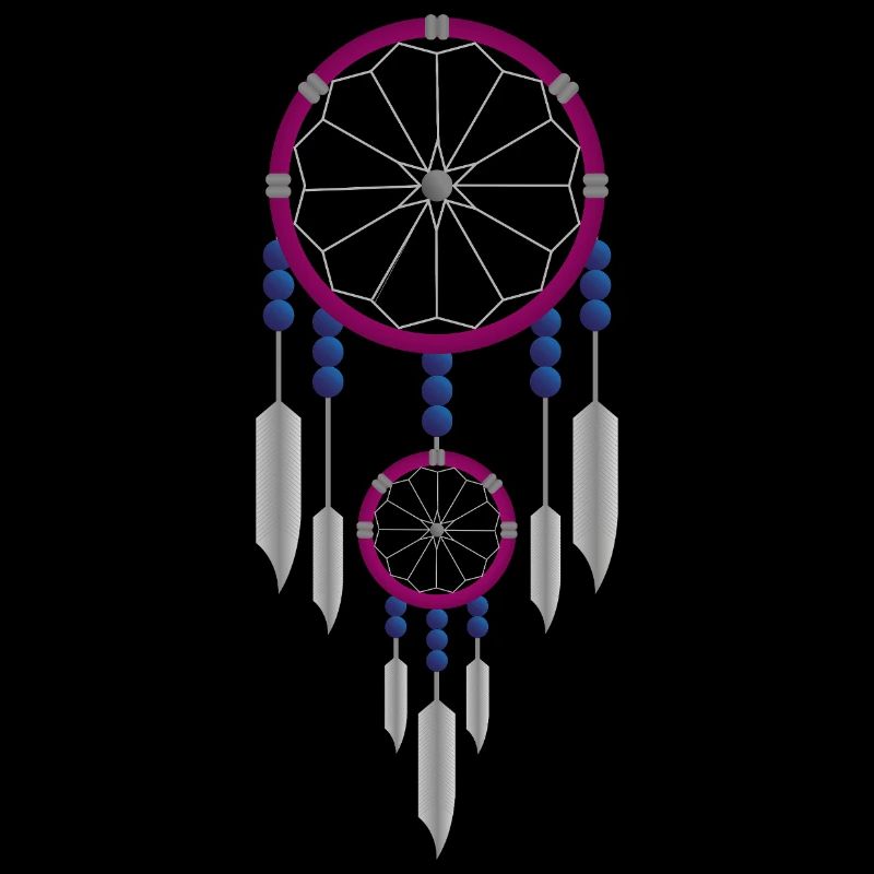 Lila-blauer Traumfänger