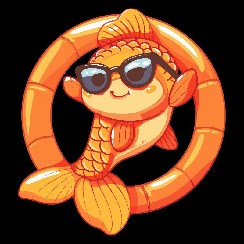 Goldfisch Comic Cool