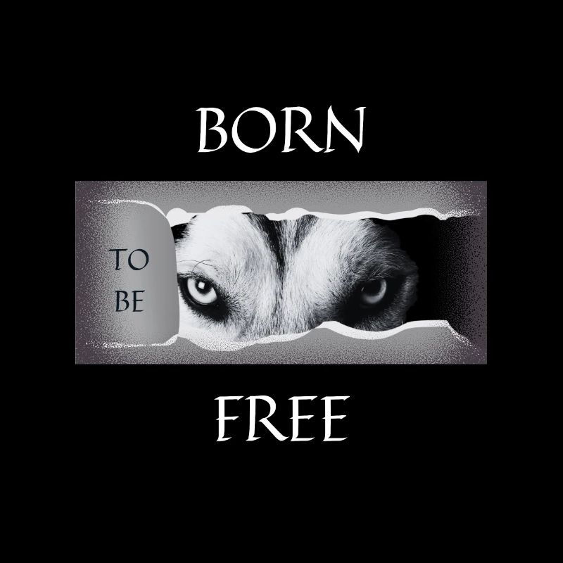 Né pour être libre.