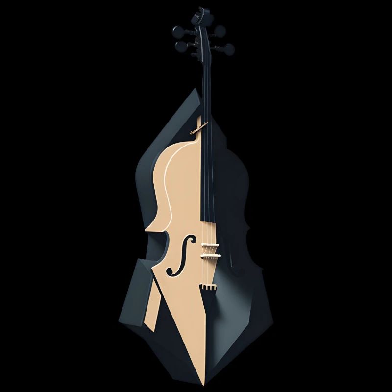 Violoncelle géométrique
