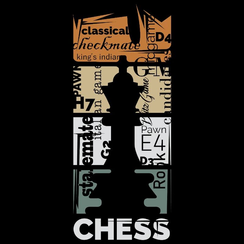 Chess Words Design – Typography for Chess Fans