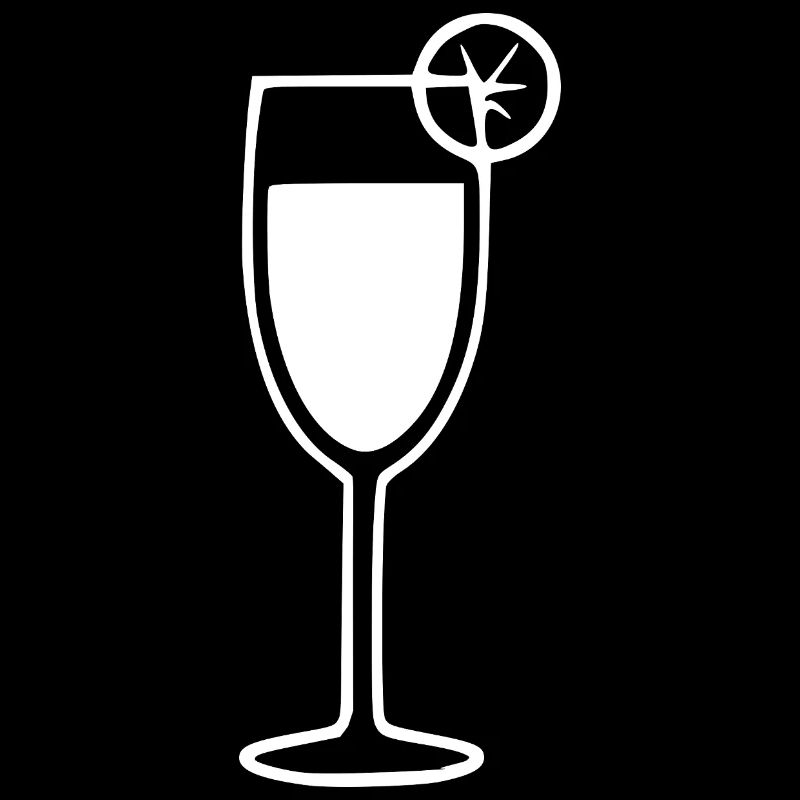 Sekt  weißSektglas Cocktail Geschenk