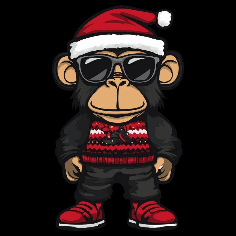 Singe Noël Cool Noël