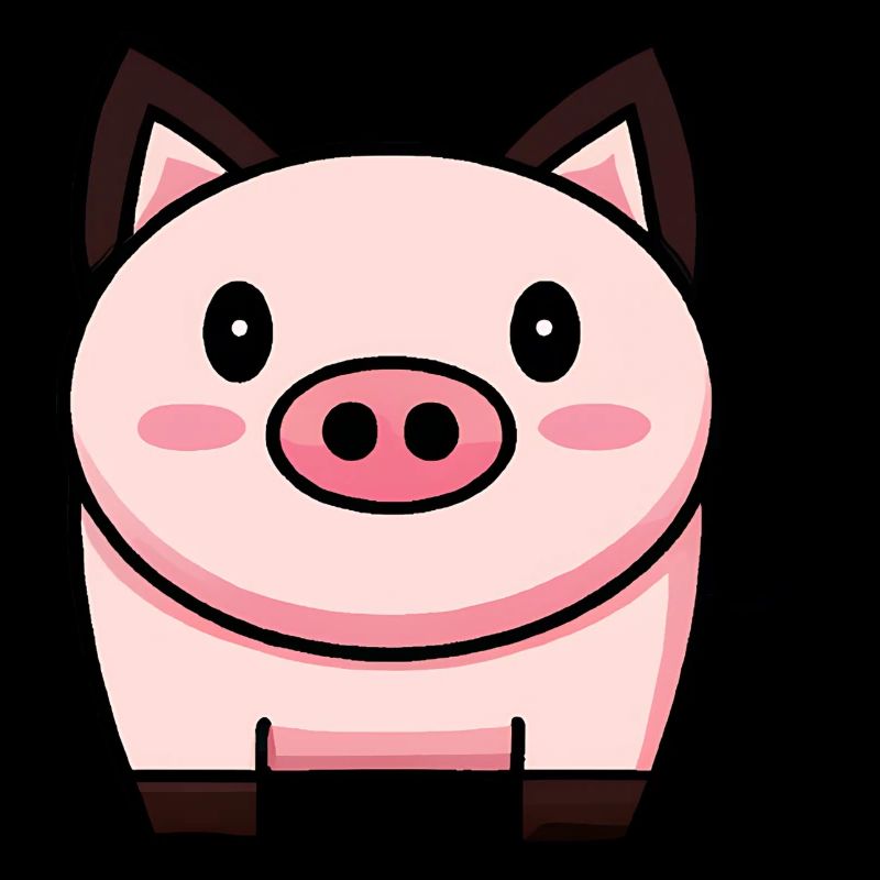 Cochon Kawaii mignon
