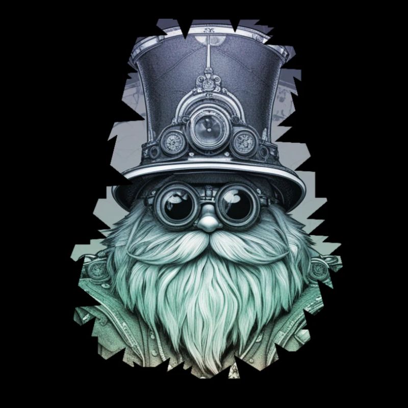 Barbe d’acier en pierre // Steampunk