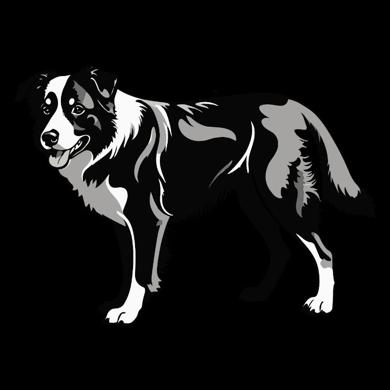 Border Collie - Conception de chien de compagnie