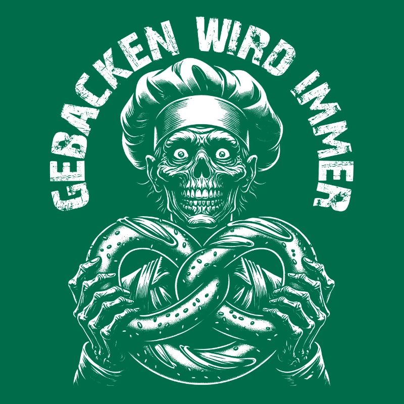 Zombie als Bäcker - gebacken wird immer