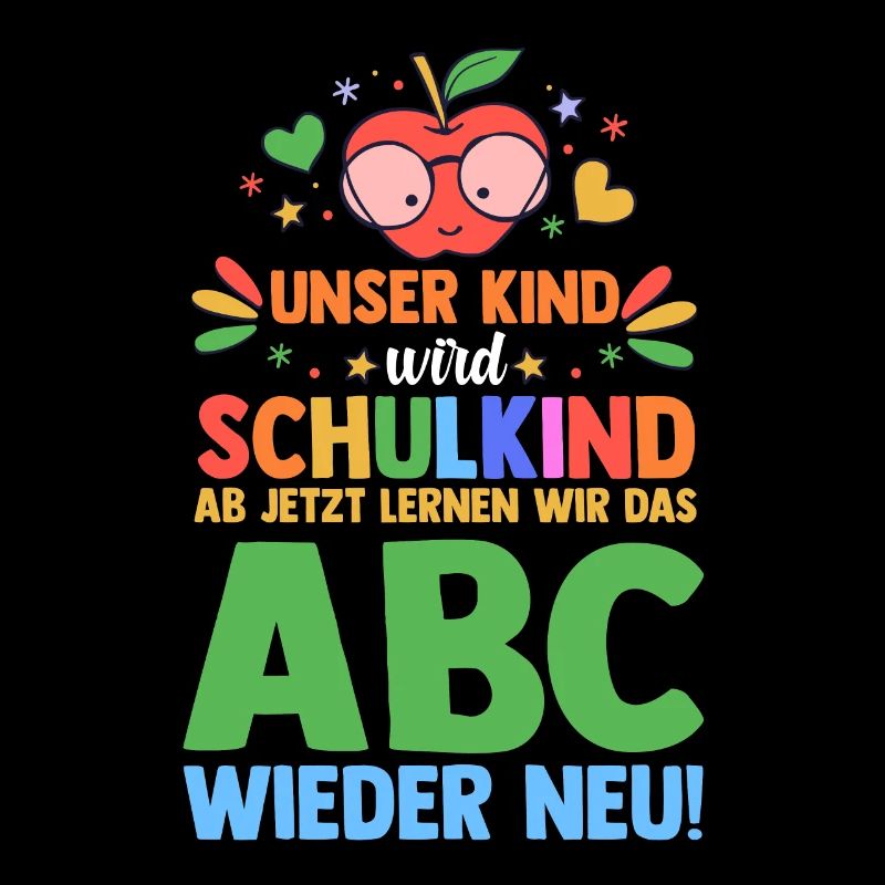 Eltern Schulkind Grundschule Erste Klasse Einschul