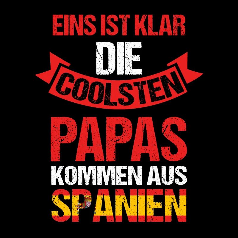 Spanier Papa Vater Vatertag Spanien