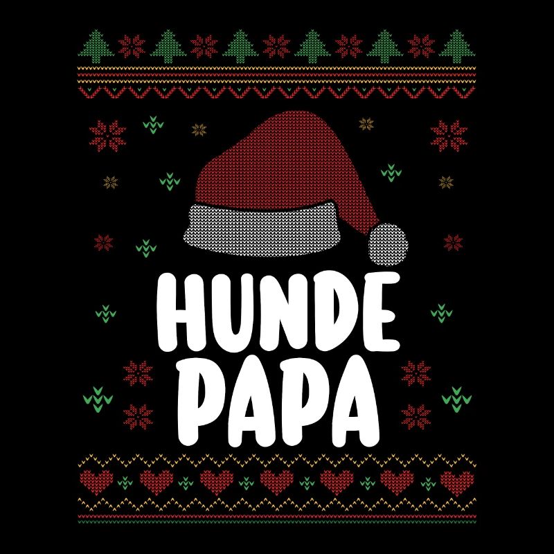 Noël Père Noël Chien Papa
