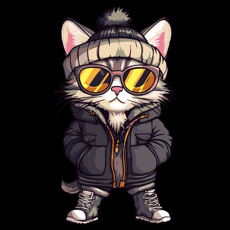 Cat Winter Comic
