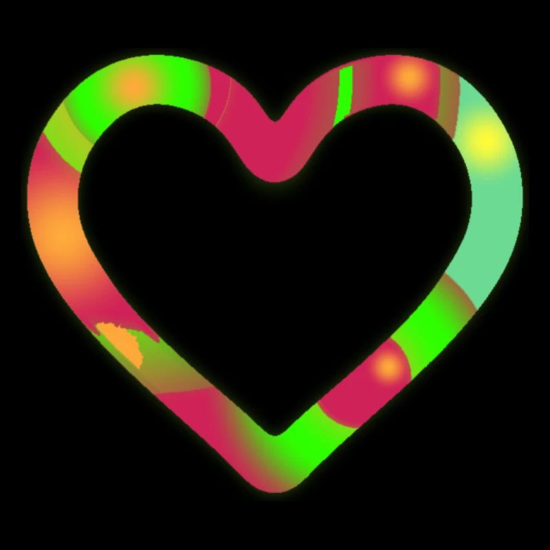 Herz neon