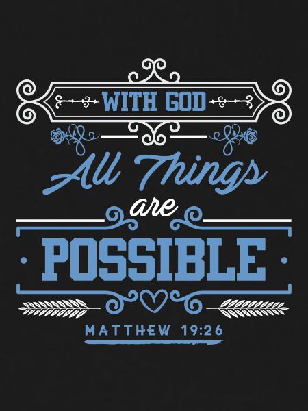 Bible God Everything Possible