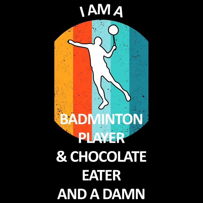 Badminton Badminton Badminton Player Chocolate