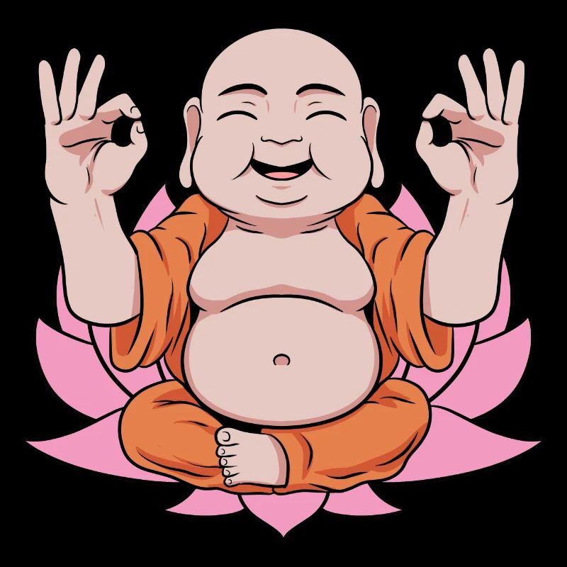 Buddha Mönch Namaste Buddhismus I Geschenk