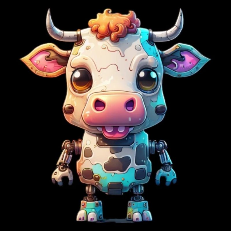 Roboter Kuh