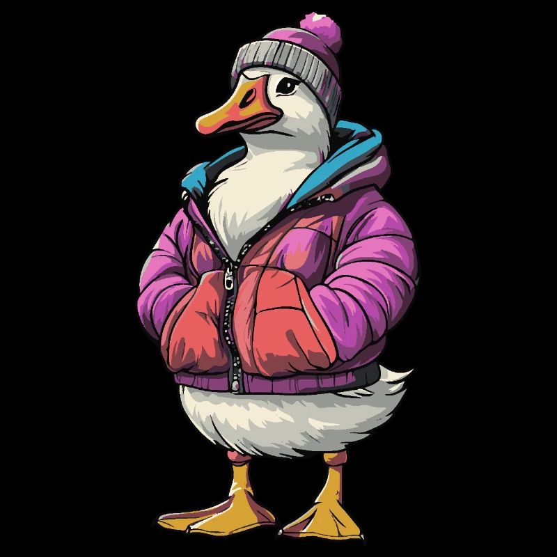 Goose Funny Winter