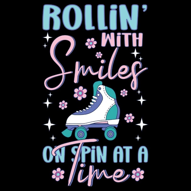 Rollerskater Party Rollin With Smiles Gift