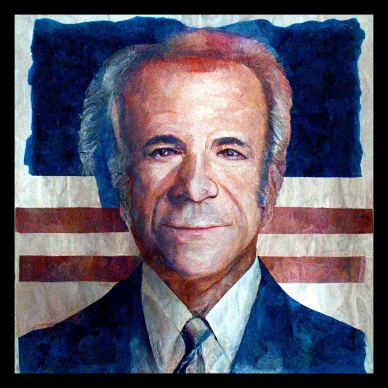 Drapeau des États-Unis avec Joe Biden