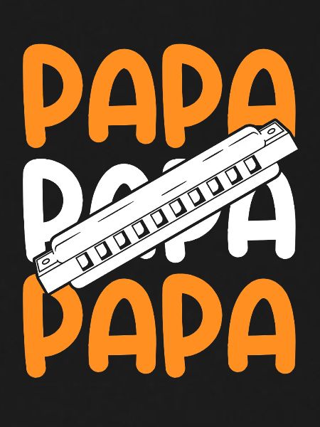 Harmonica Dad Father Harmonica