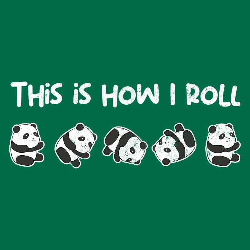 Panda Bear Roll So I Roll I Gift