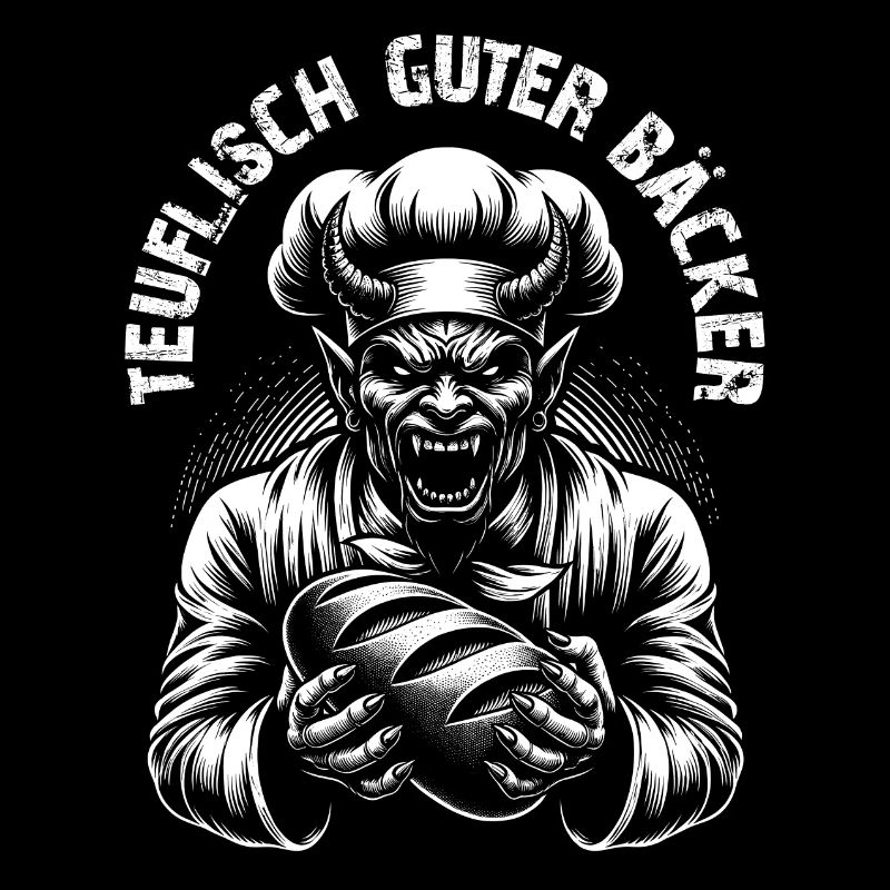 Teufel mit Bäckermütze - teuflisch guter Bäcker