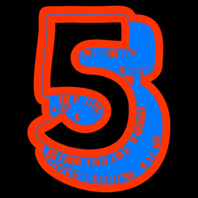 5. 5 ANS. 5e ANNIVERSAIRE. ANNIVERSAIRE 5 ANS. 5