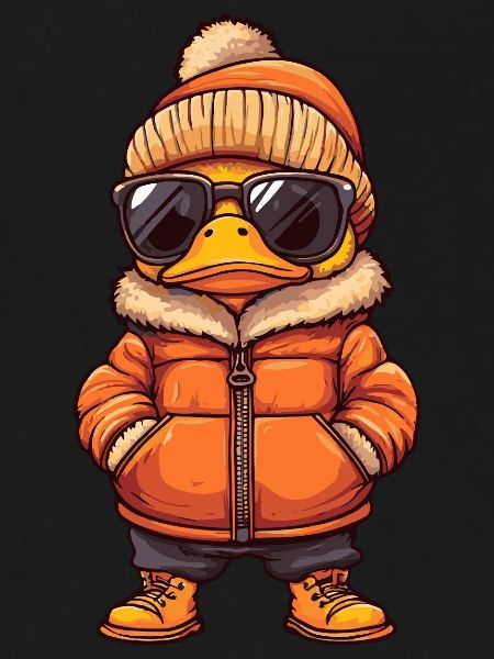 Duck Winter Comic