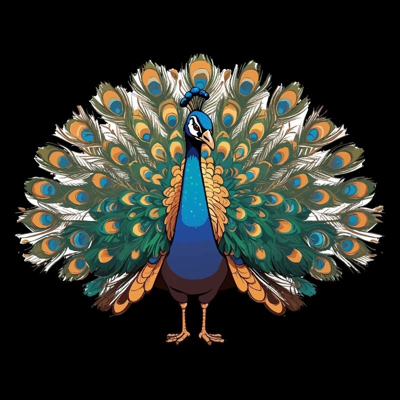 Pfau - Vogel Sticker