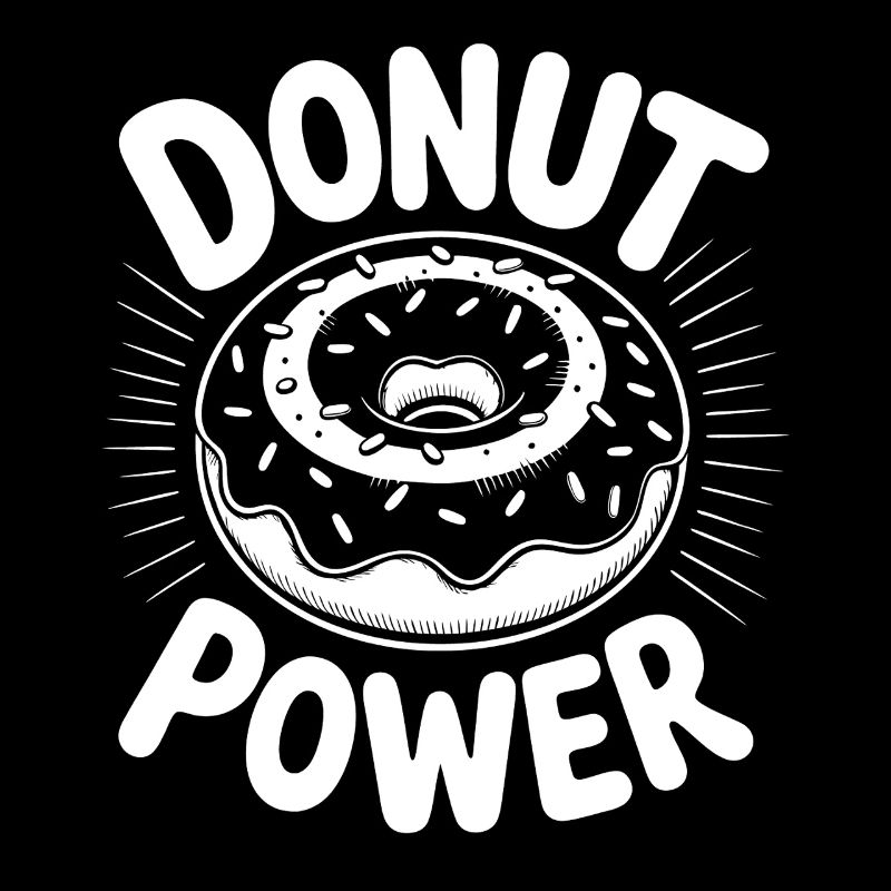 Funny Donut Design Big Donut