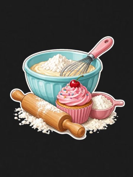 Pastellbackkunst Cupcake Teigschüssel