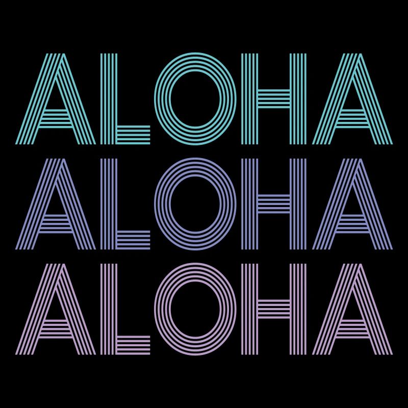 Aloha Aloha Aloha | Les couleurs peuvent être changées