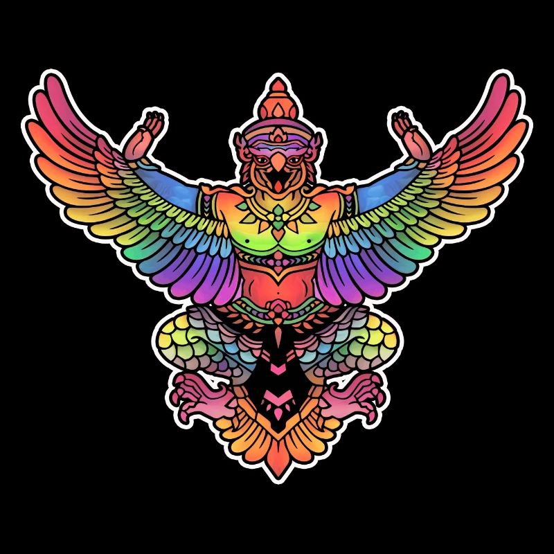 Garuda rainbow Indonésie