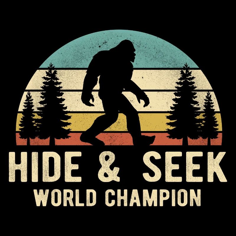Champion du monde de cache-cache – Funny Bigfoot