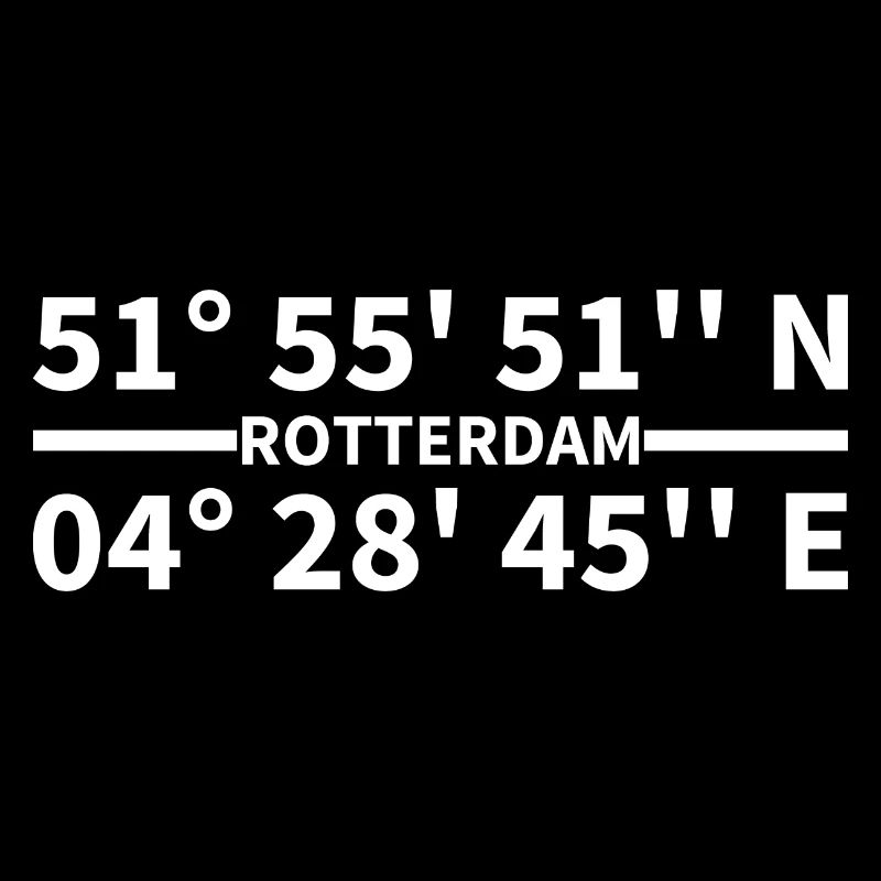 Coordonnées de Rotterdam