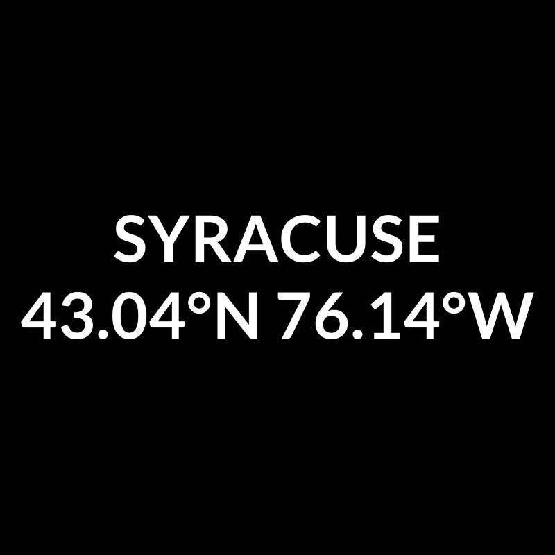 Syracuse, New York, United States Coordinates