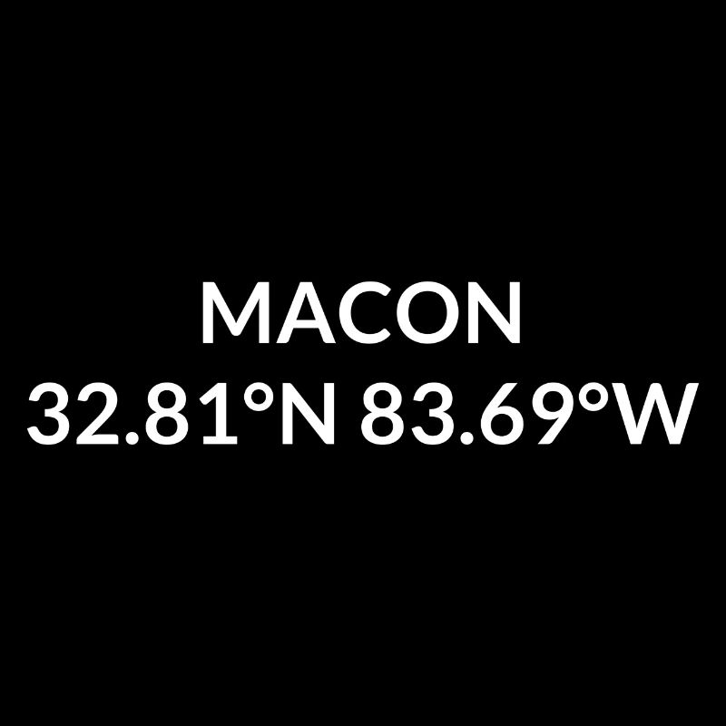 Macon Géorgie États-Unis Coordonnées