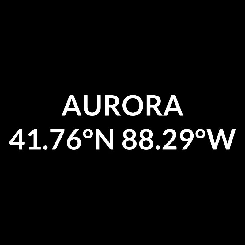 Coordonnées Aurora, Illinois, États-Unis