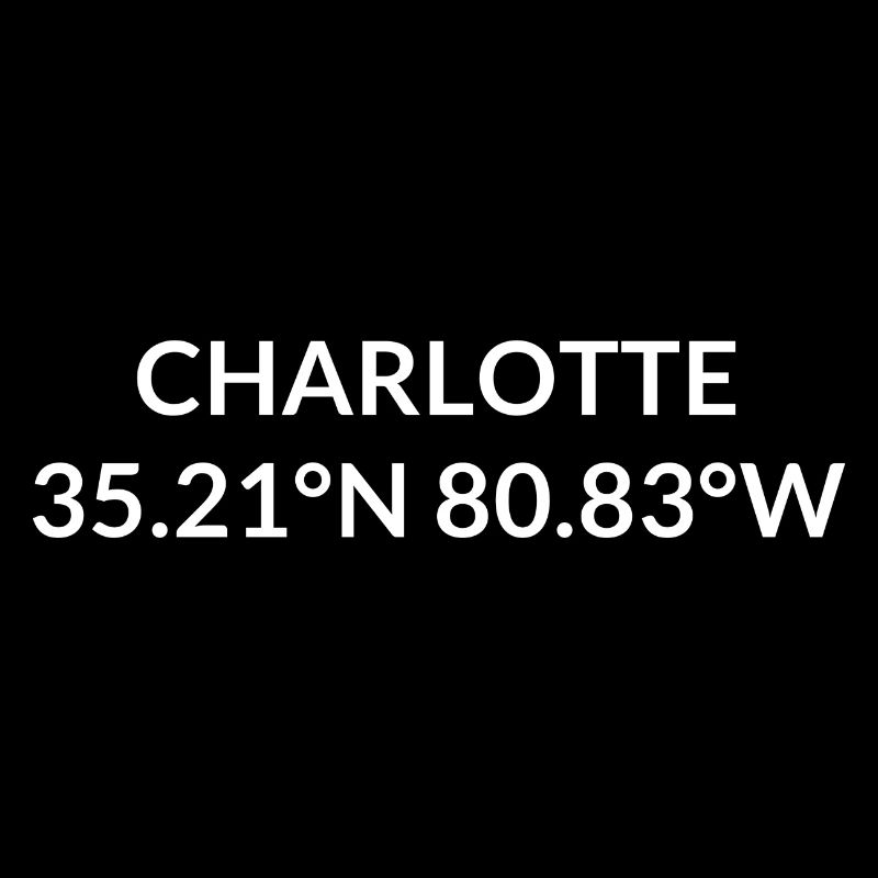 Coordonnées de Charlotte, Caroline du Nord, États-Unis